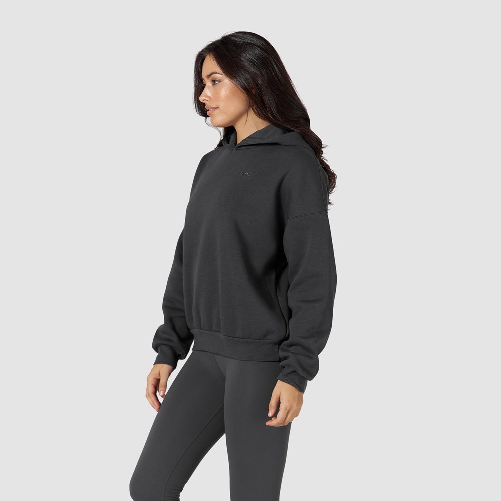 Lounge Underwear 365 Oversized Hoodie Pebble | XEHAKSZ-95