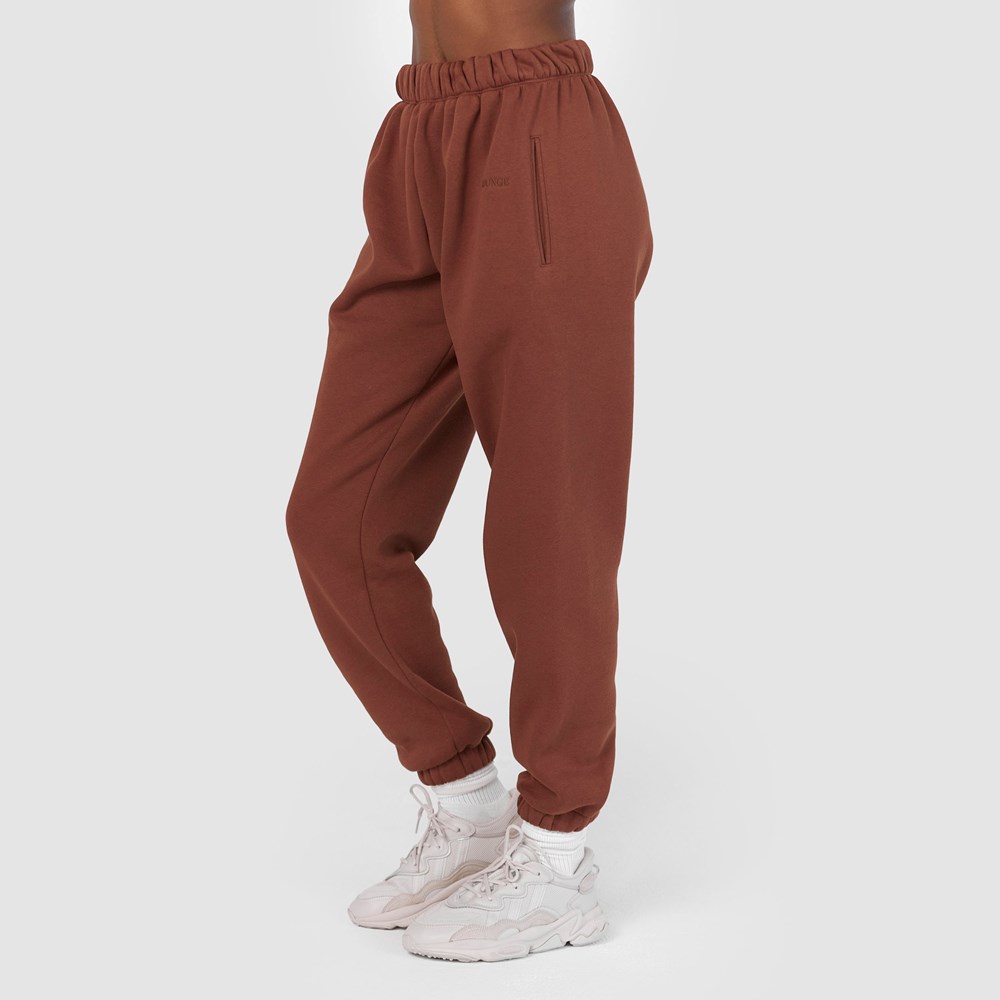 Lounge Underwear 365 Oversized Joggers Čokoláda | INPWMUE-40