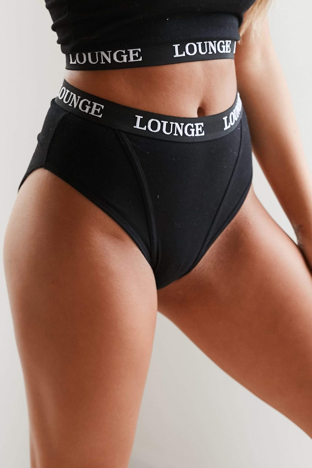 Lounge Underwear Basic Briefs Čierne | MJAKOSV-74