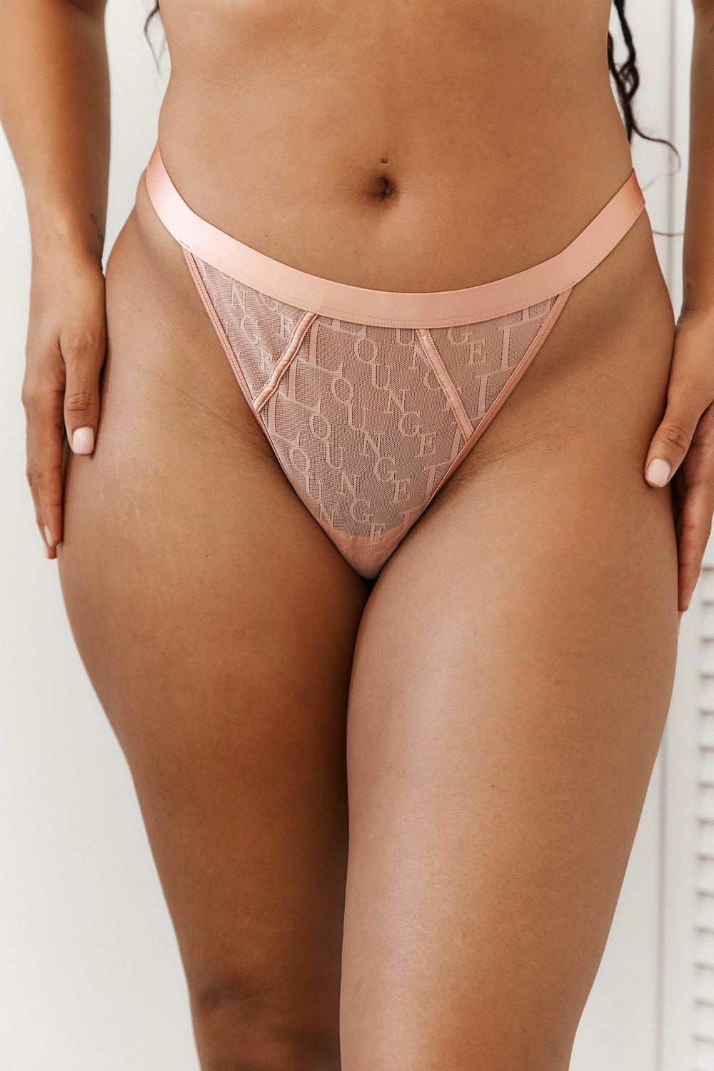 Lounge Underwear Chic Tanga Ruzove | DBESNFG-30