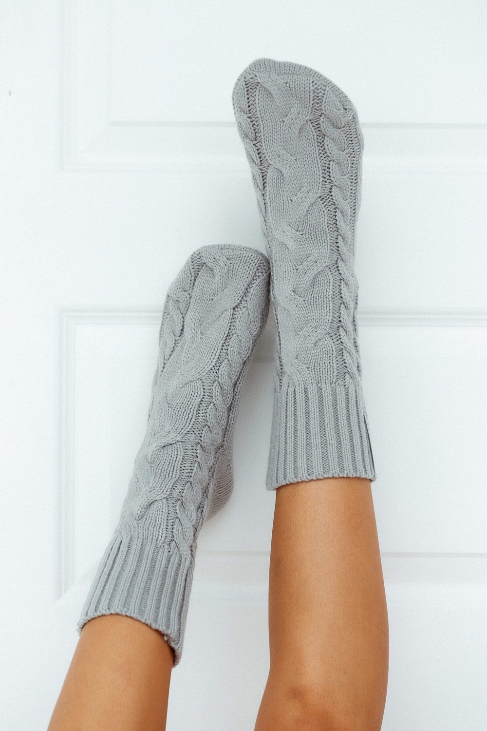 Lounge Underwear Cosy Pletené Socks Siva | UJYXHPB-48