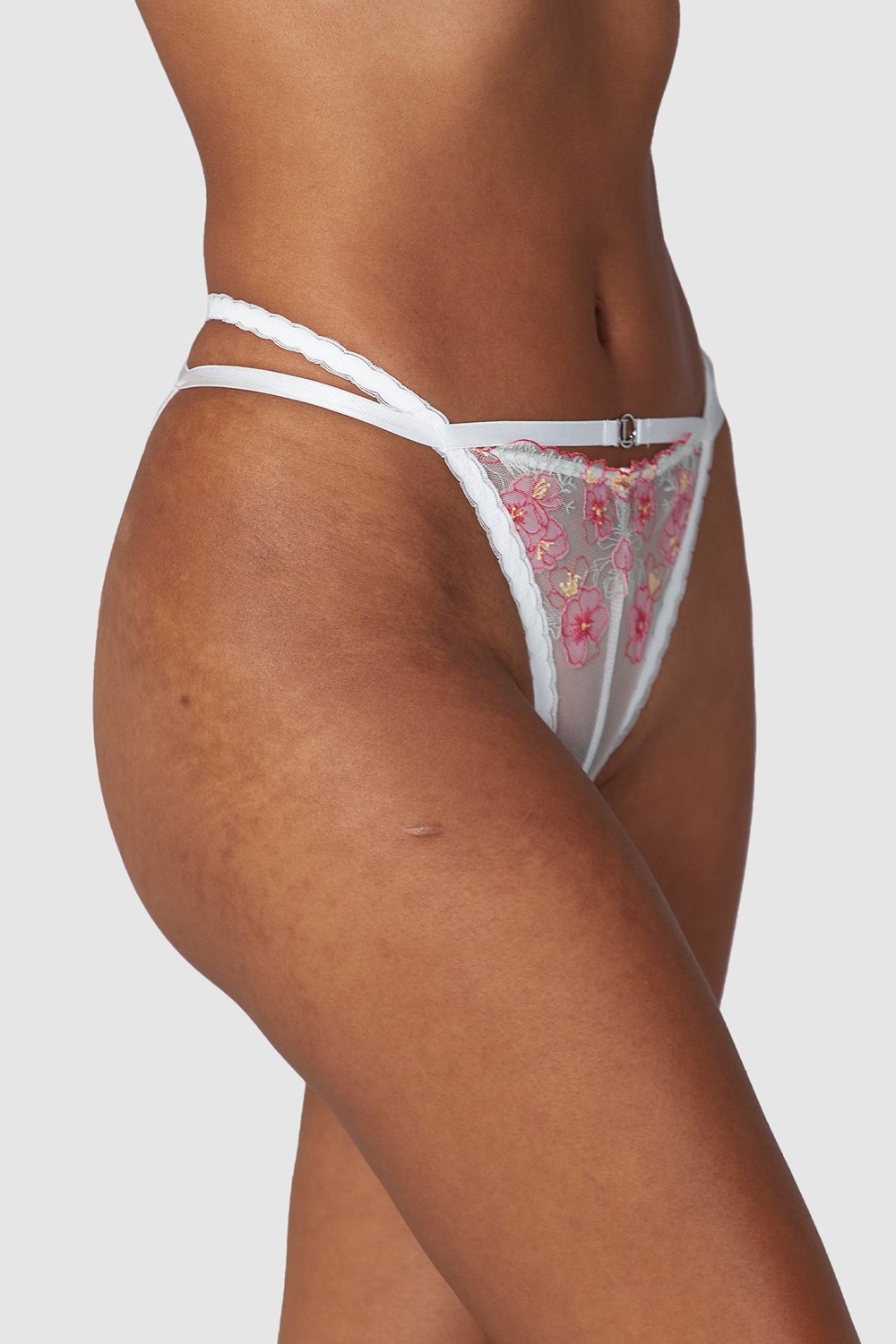 Lounge Underwear Ditsy Embroidered Briefs Biele | AVZSMLT-59