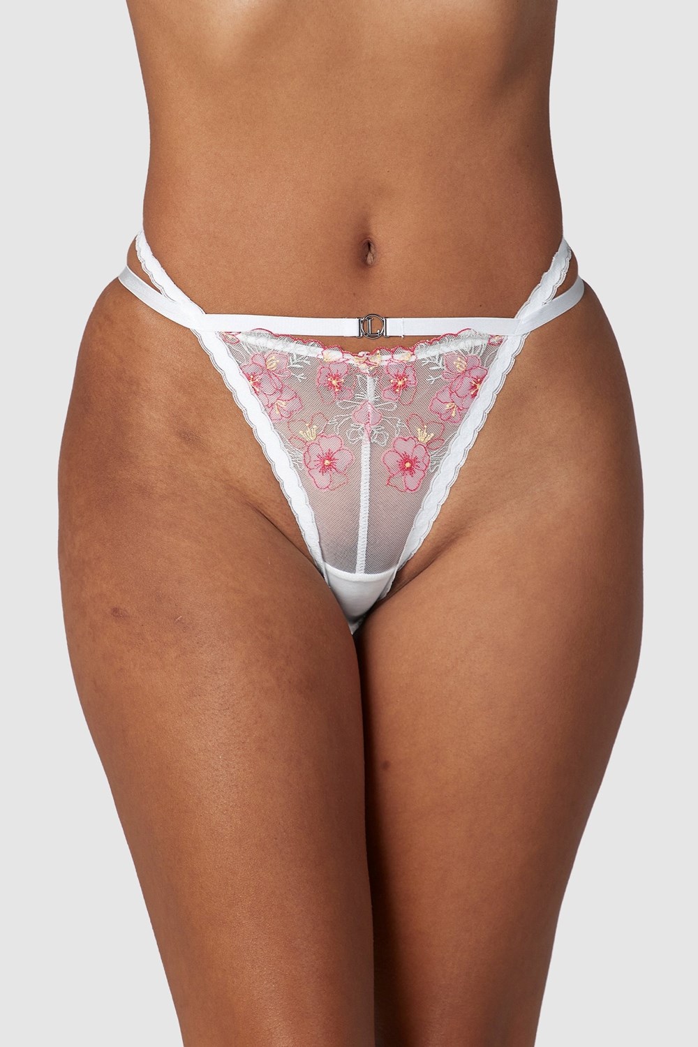 Lounge Underwear Ditsy Embroidered Briefs Biele | AVZSMLT-59