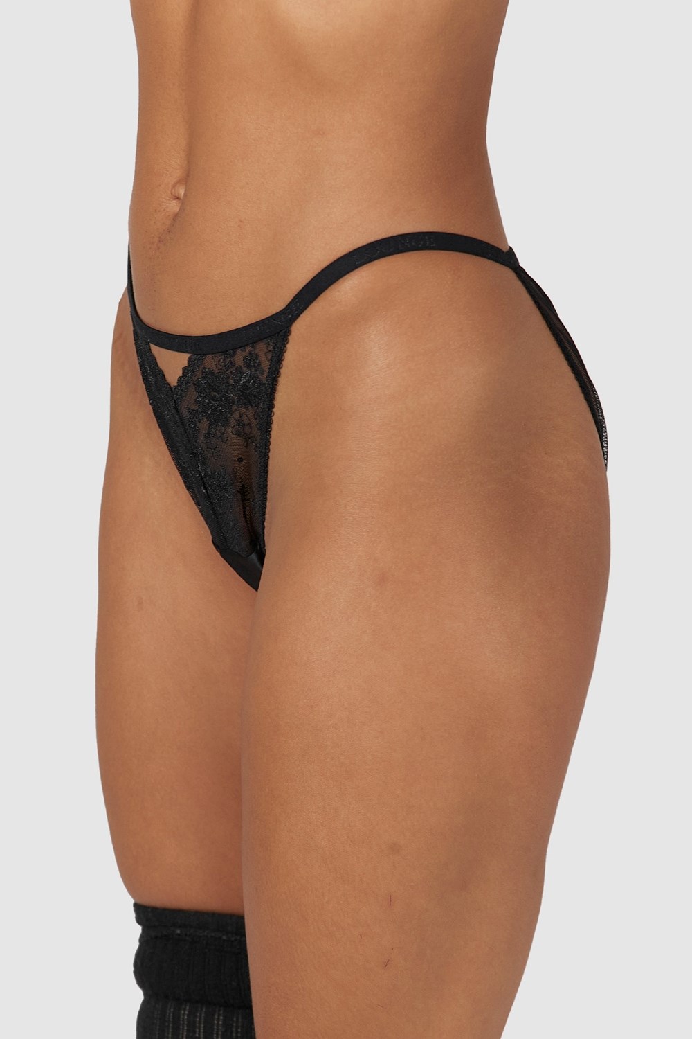 Lounge Underwear Flirt Briefs Čierne | NEWGHUV-20