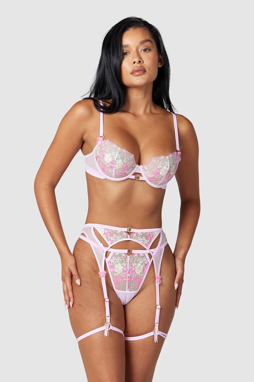 Lounge Underwear Liana Intimates Set Ruzove | CZILSYO-06