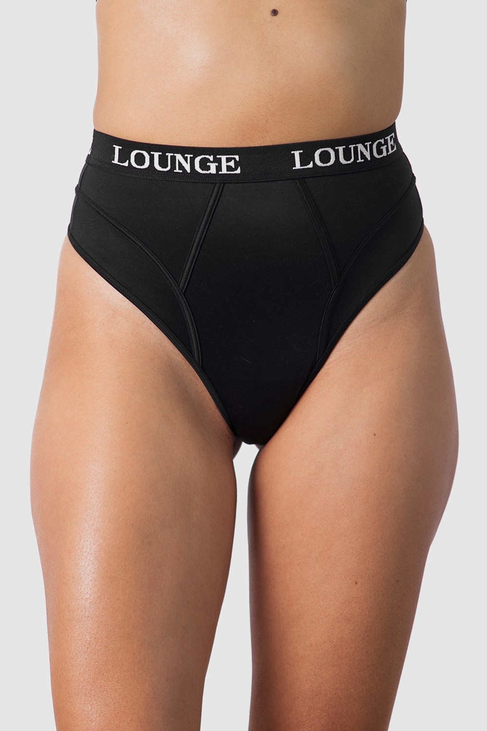 Lounge Underwear Nurture Tanga Čierne | LMNDBUW-43