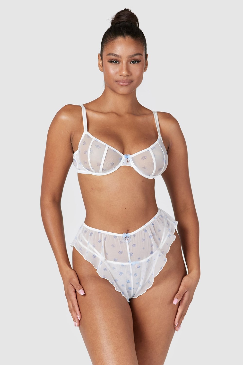 Lounge Underwear Perrie Intimates Set Biele | EJQPXHU-52