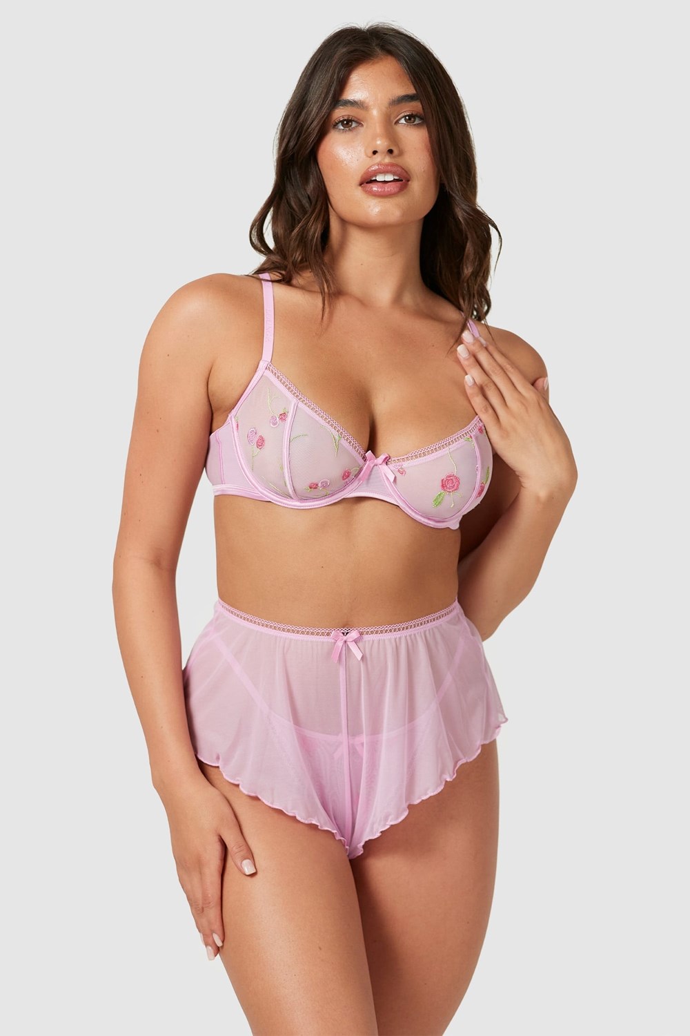 Lounge Underwear Remy Intimates Set Lavendel Ruzove | VURDEHC-56