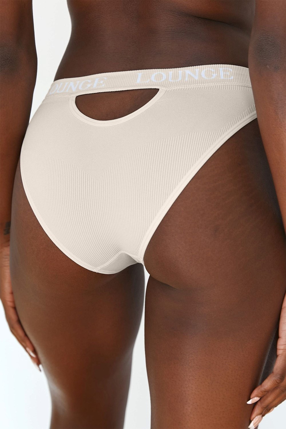 Lounge Underwear Seamless Briefs Oatmeal | BXYTNMU-04