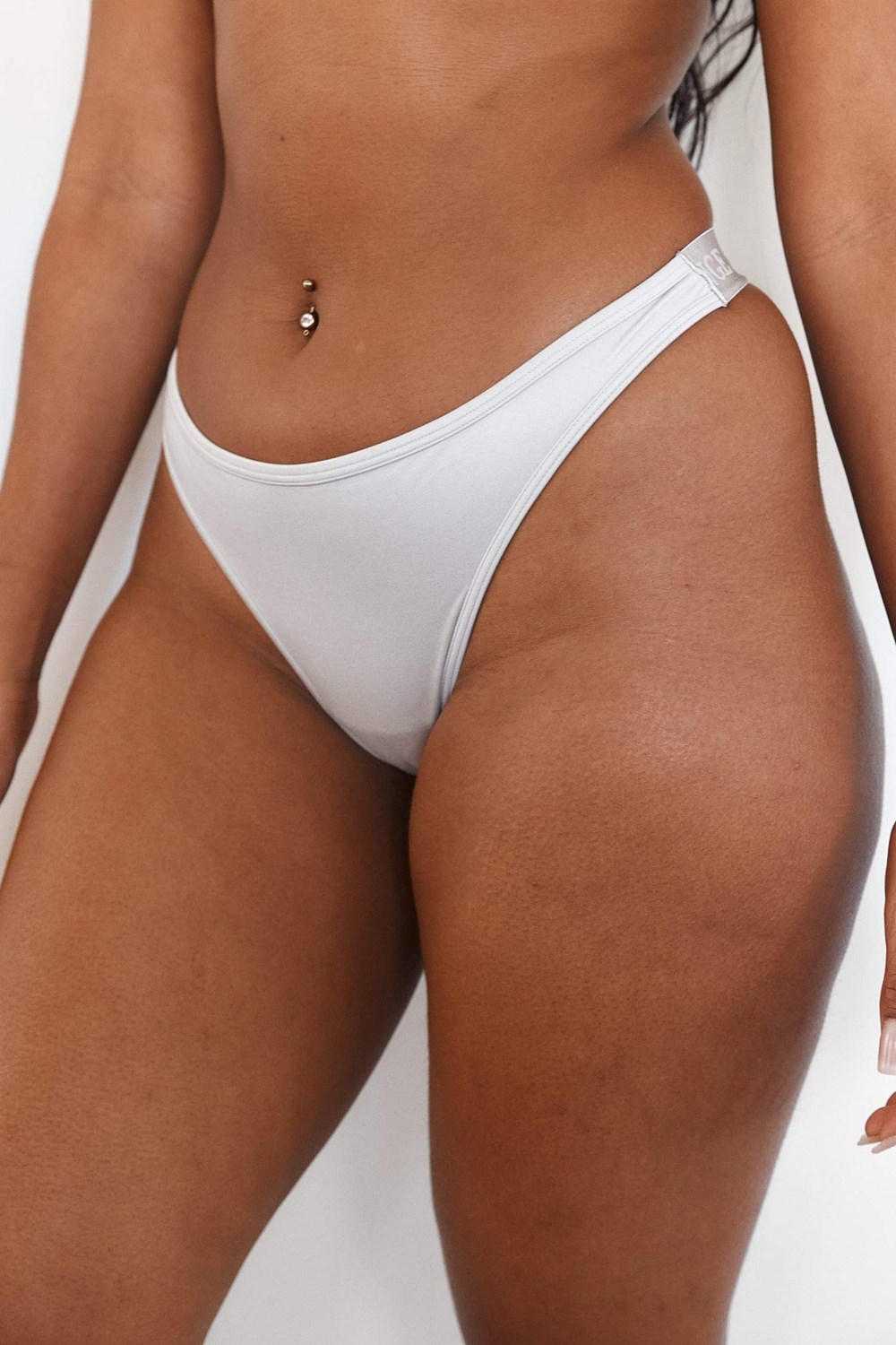 Lounge Underwear Sleek Mindful Tanga Frost | VDMWZSO-27