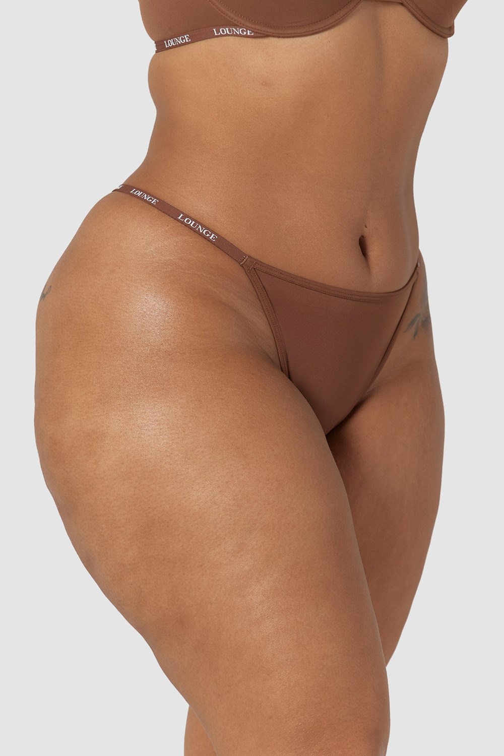 Lounge Underwear Smooth Klasické Tanga Chestnut | MAJRCVO-30