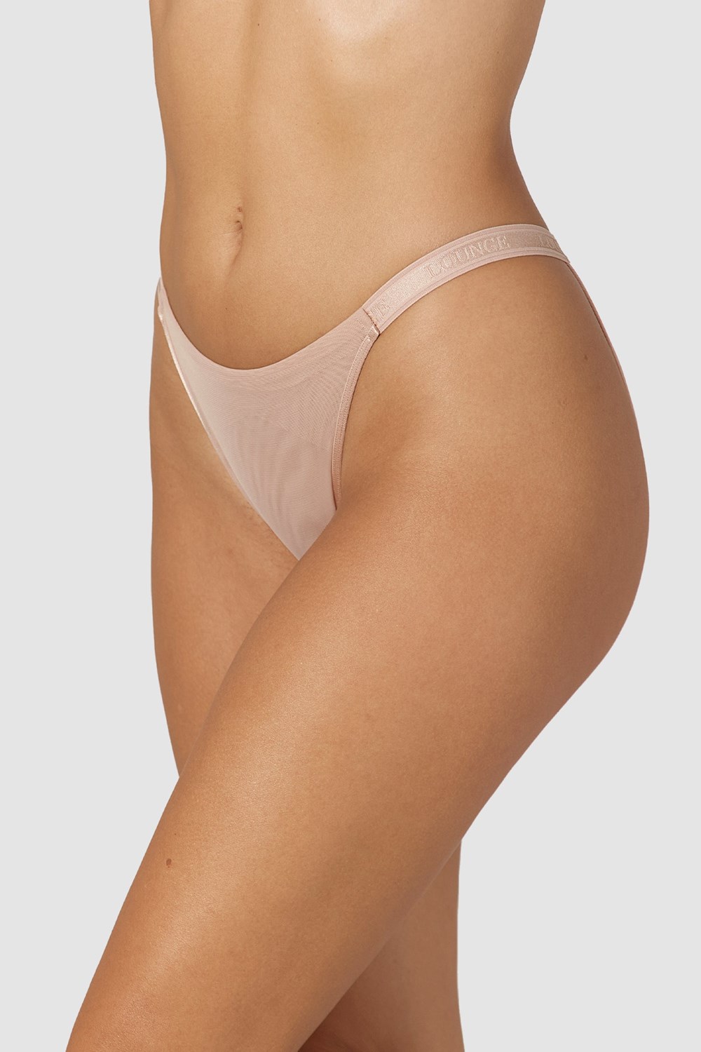 Lounge Underwear Smooth Mesh Briefs Taupe | YLZNCFK-46