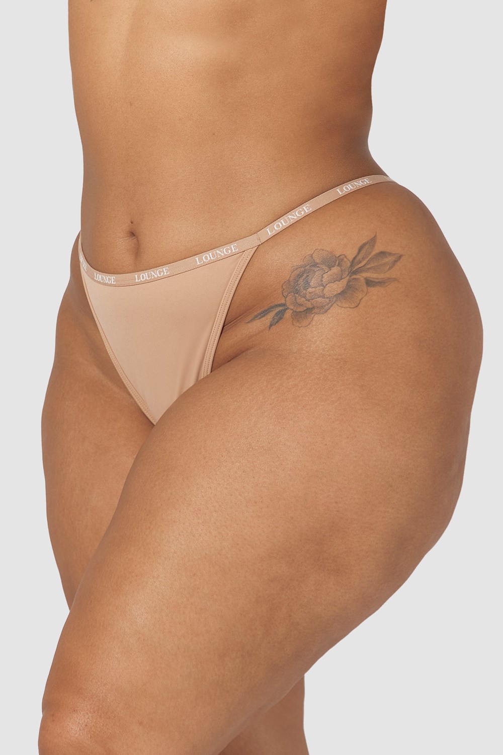 Lounge Underwear Smooth Tanga Honey | IDZUBAF-34