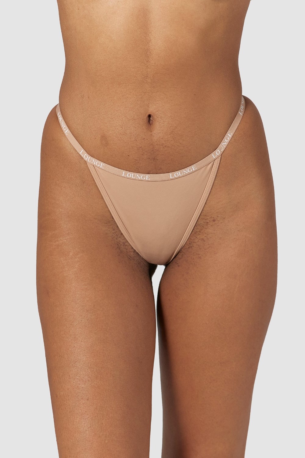 Lounge Underwear Smooth Tanga Honey | IDZUBAF-34