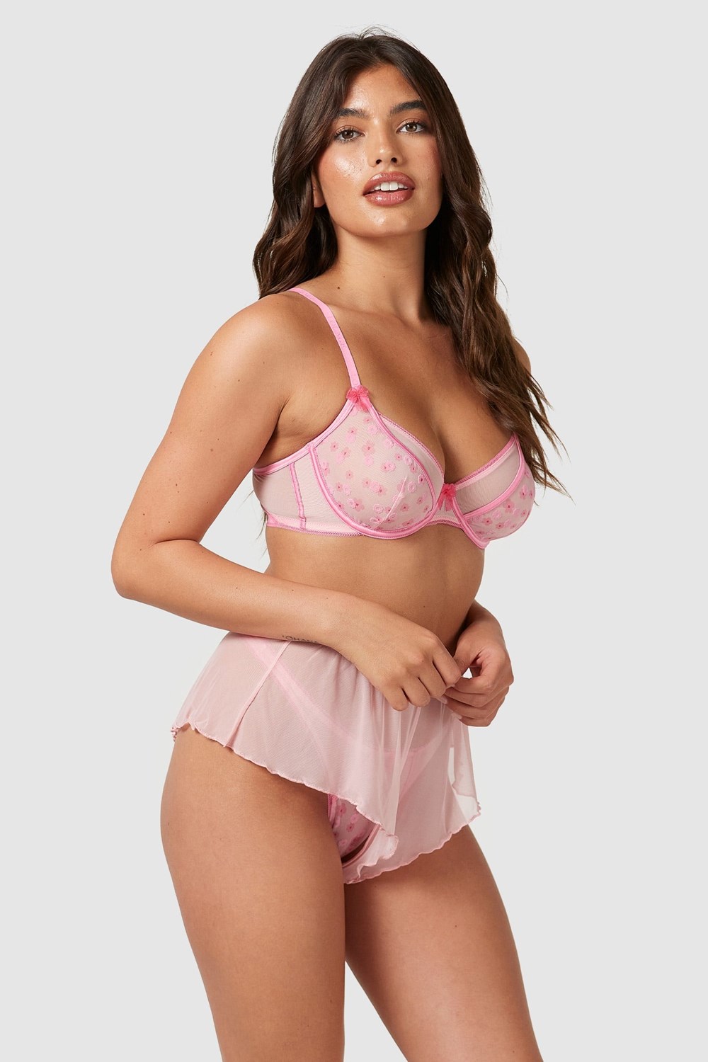 Lounge Underwear Thea Intimates Set Ruzove | HNEPDGZ-56