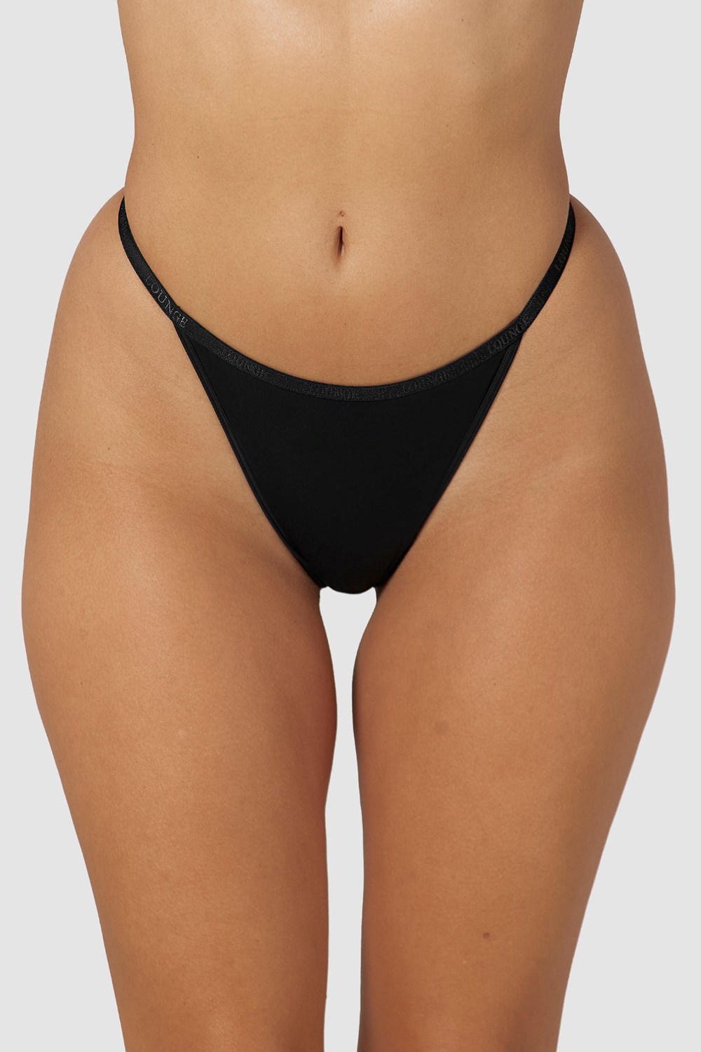 Lounge Underwear Your Everyday Tanga Čierne | IVEHAPN-92