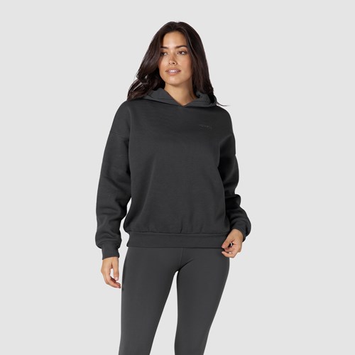 Lounge Underwear 365 Oversized Hoodie Pebble | XEHAKSZ-95