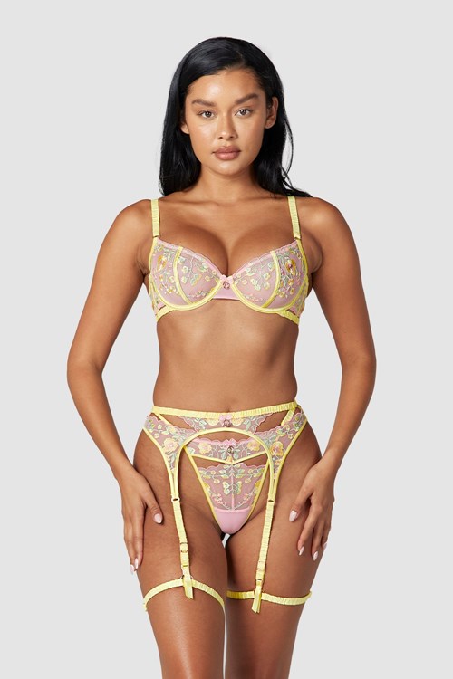 Lounge Underwear Cassia Intimates Set Citrón | VRGJAHQ-57