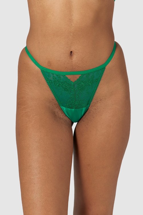 Lounge Underwear Flirt G-string Emerald | CBLNKGT-17