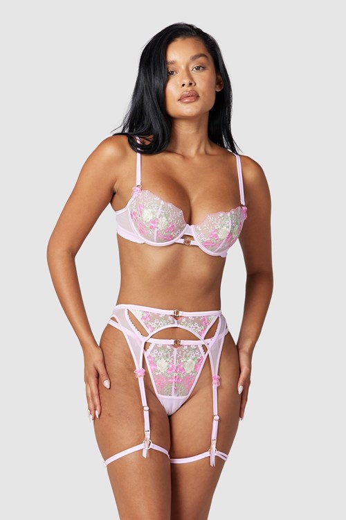 Lounge Underwear Liana Intimates Set Ruzove | CZILSYO-06