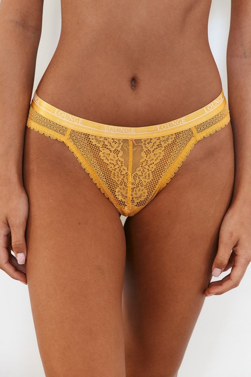 Lounge Underwear Liberty Briefs Horčica Biela | HKENTLB-82