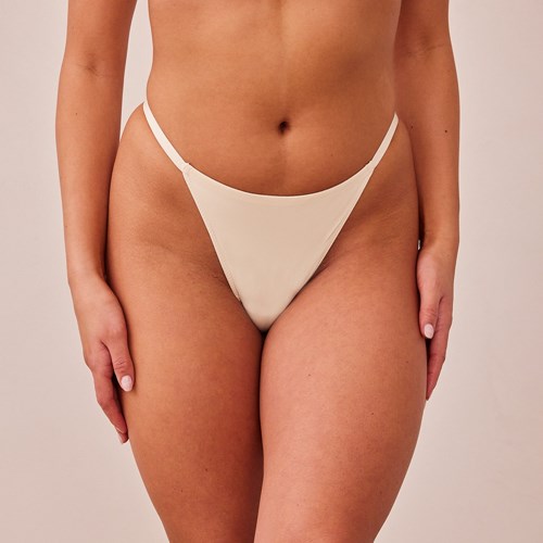 Lounge Underwear Light Tanga Latte | LOJVRZI-63