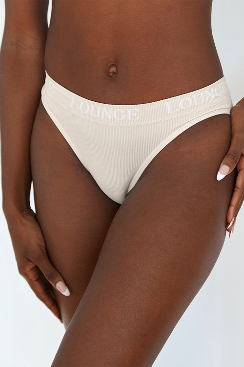 Lounge Underwear Seamless Briefs Oatmeal | FYUGTNV-36