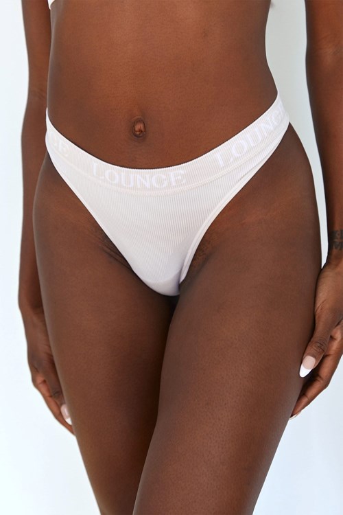 Lounge Underwear Seamless Tanga Krém | SLZPRDV-98