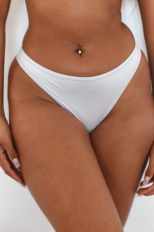 Lounge Underwear Sleek Mindful Tanga Frost | XLZFACH-07