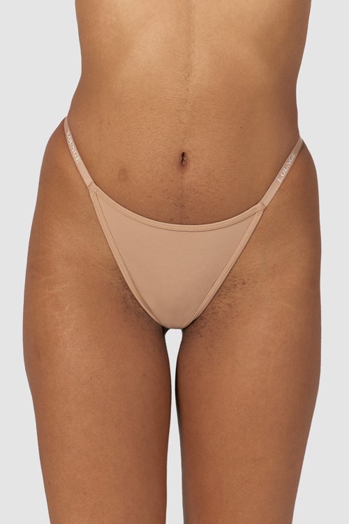 Lounge Underwear Smooth Klasické Tanga Honey | MSQKVHE-21