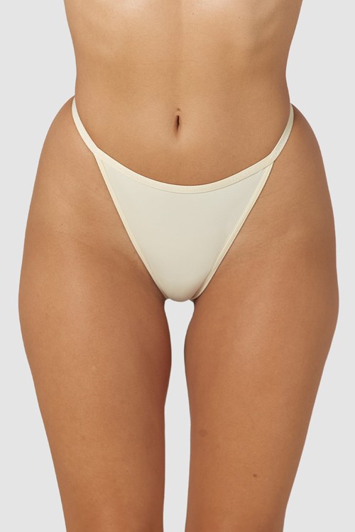 Lounge Underwear Your Everyday Tanga Latte | CLDIEYN-29